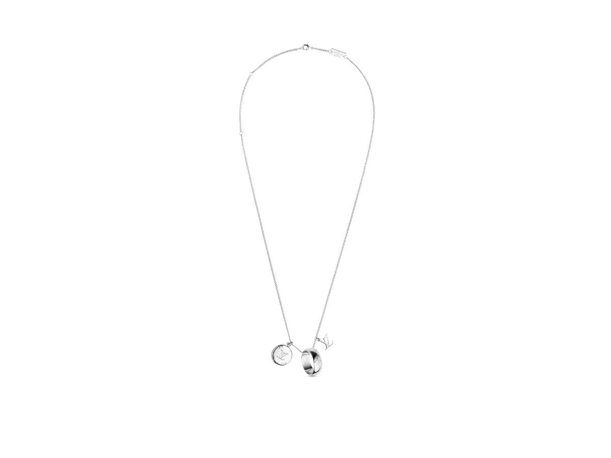 Louis Vuitton Louis Vuitton Monogram Charms Necklace In Zamac With Palladium Finishing