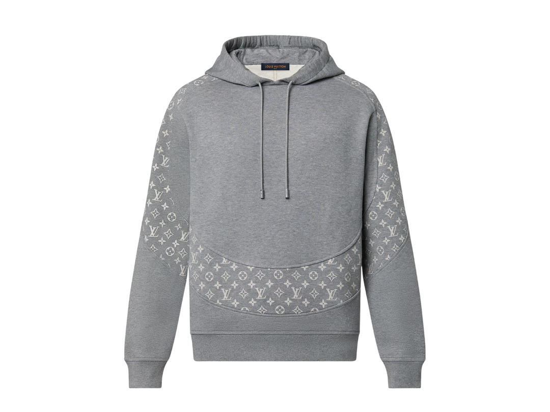Louis Vuitton Louis Vuitton Monogram Circle Cut Hoodie Grey