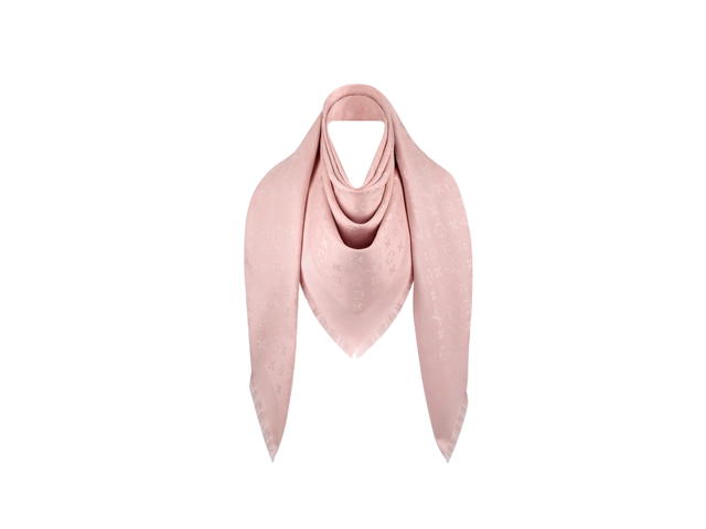 Louis Vuitton Louis Vuitton Monogram Classic Shawl In Rose Poudre - view 1