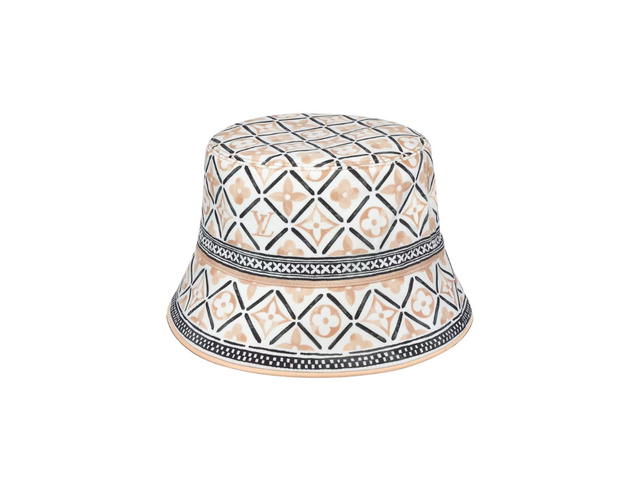 Louis Vuitton Louis Vuitton Monogram Flower Tile Hat Beige - view 2