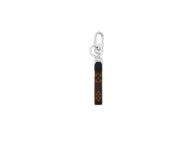 Louis Vuitton Louis Vuitton Monogram Slim Dragonne Bag Charm And Key Holder In Monogram Canvas With Silver-Color Hardware Brown - view 2
