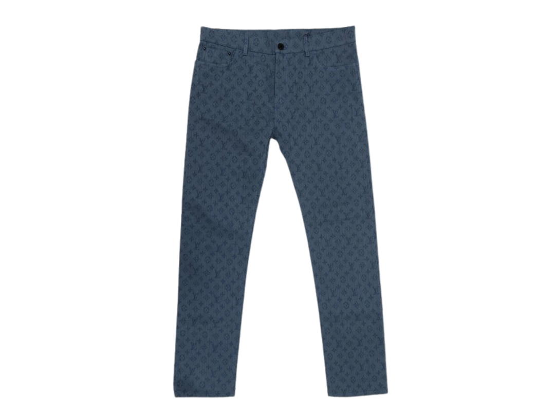 Louis Vuitton Louis Vuitton Monogram Slim Jeans Dark-Wash Blue