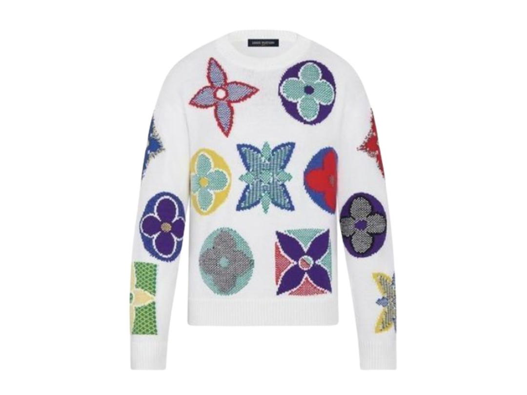 Louis Vuitton Louis Vuitton Monogram Wool Street Style Long Sleeves Luxury Sweaters