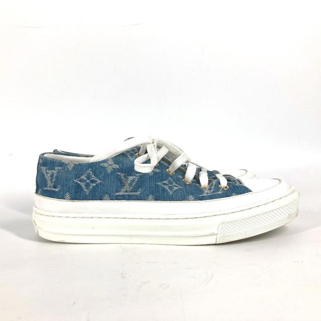 Louis Vuitton LOUIS VUITTON MonogramDenim Shoes Shoe Laces sneakers MonogramDenim blue - view 5