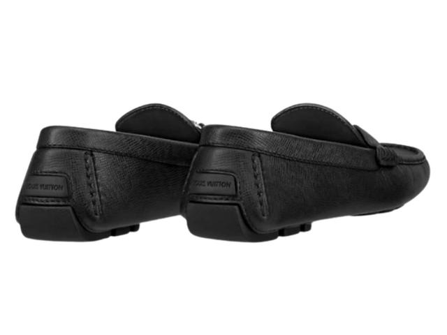 Louis Vuitton Louis Vuitton Monte Carlo Black Leather Loafers - view 3