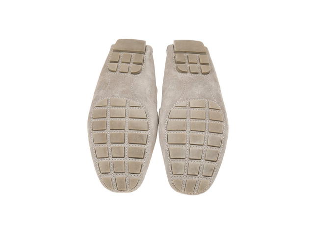 Louis Vuitton Louis Vuitton Monte Carlo Loafers Grey Suede - view 3