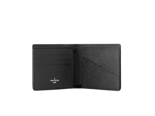 Louis Vuitton Louis Vuitton Multiple Wallet Taiga Black - view 3