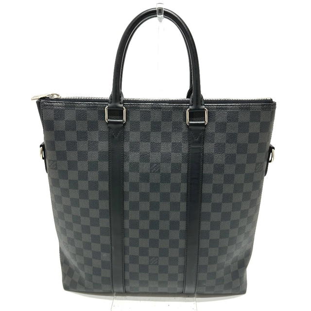 Louis Vuitton LOUIS VUITTON N40000 Damier Graphite Anton Bag Tote Bag - view 3