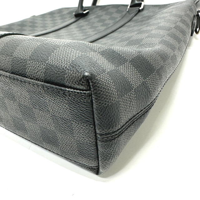 Louis Vuitton LOUIS VUITTON N40000 Damier Graphite Anton Bag Tote Bag - view 5