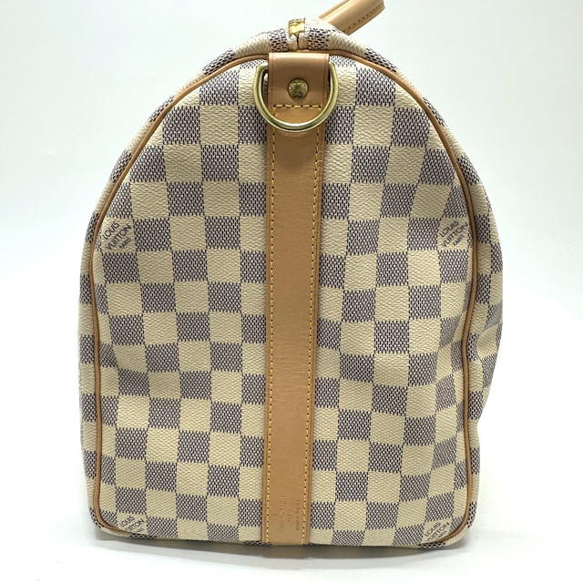 Louis Vuitton LOUIS VUITTON N48223 Damier Azur KeepallBandouliere 45 Duffle Bag Unused - view 4
