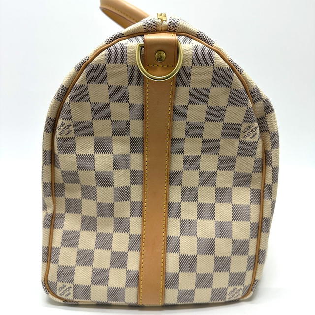Louis Vuitton LOUIS VUITTON N48223 Damier Azur KeepallBandouliere 45 Duffle Bag Unused - view 5