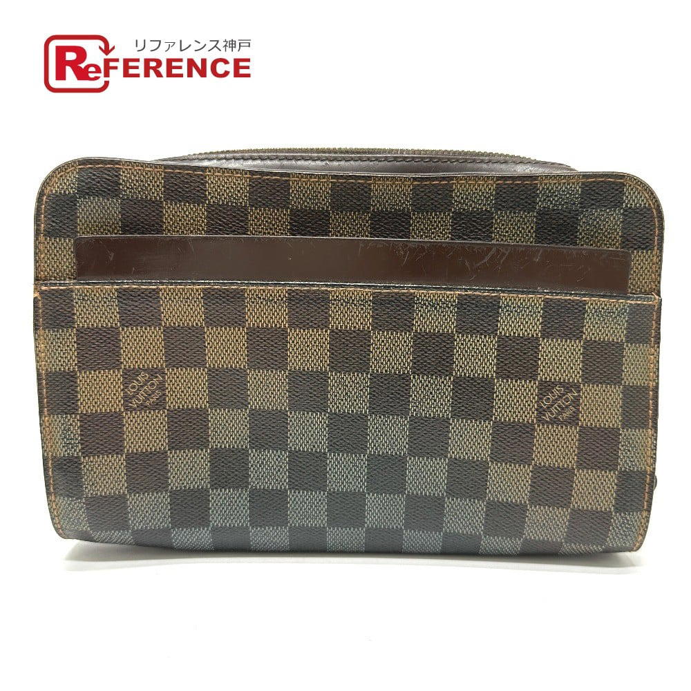 Louis Vuitton LOUIS VUITTON N51993  Damier Saint Louis pouch bag with strap Clutch Brown