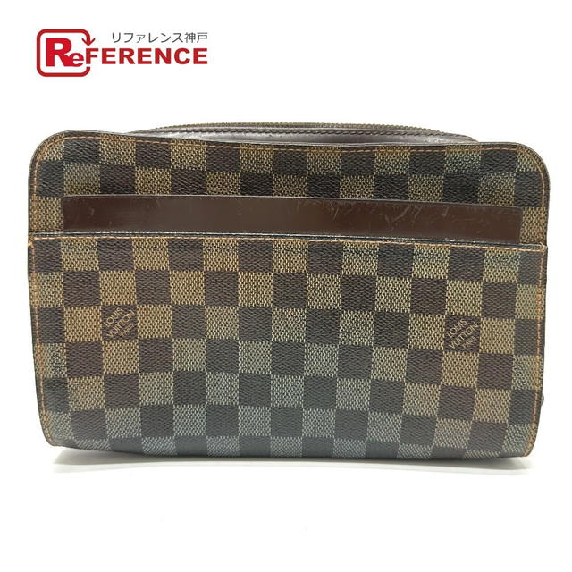 Louis Vuitton LOUIS VUITTON N51993  Damier Saint Louis pouch bag with strap Clutch Brown - view 1