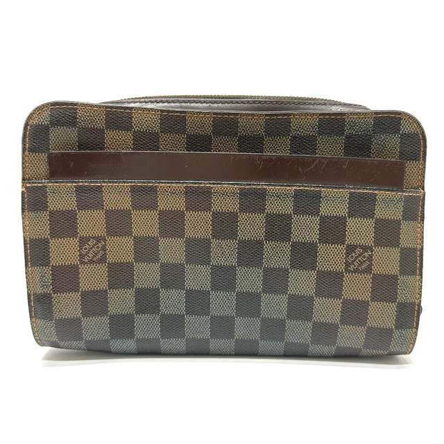Louis Vuitton LOUIS VUITTON N51993  Damier Saint Louis pouch bag with strap Clutch Brown - view 2