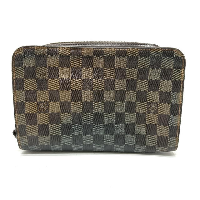 Louis Vuitton LOUIS VUITTON N51993  Damier Saint Louis pouch bag with strap Clutch Brown - view 3