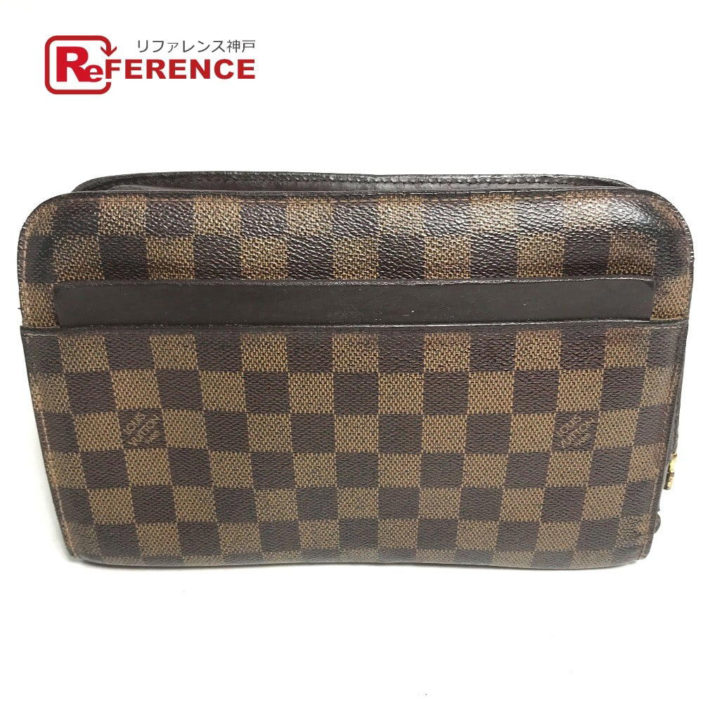 Louis Vuitton LOUIS VUITTON N51993 Damier Saint Louis pouch with strap Clutch bag Brown