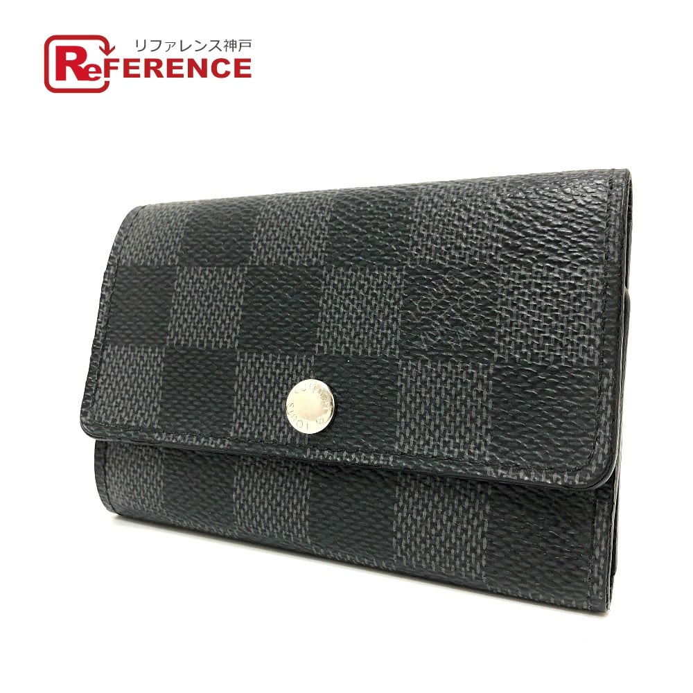 Louis Vuitton LOUIS VUITTON N62662 Damier Graphite Multicles6 6 key case Key Case