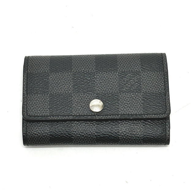 Louis Vuitton LOUIS VUITTON N62662 Damier Graphite Multicles6  Key Case Black - view 2