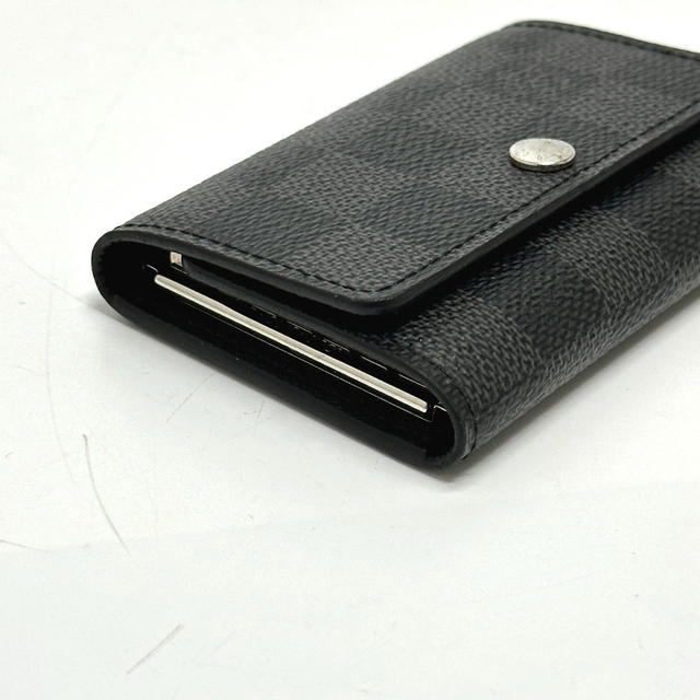 Louis Vuitton LOUIS VUITTON N62662 Damier Graphite Multicles6  Key Case Black - view 4