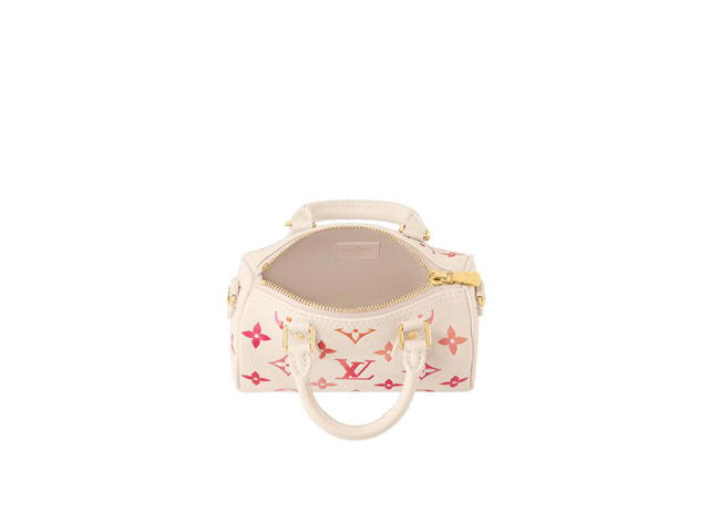 Louis Vuitton Louis Vuitton Nano Speedy In Monogram Empreinte Leather With Gold-Color Hardware Sunrise Aquarelle - view 3