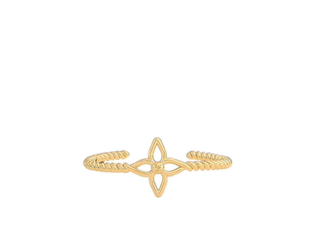 Louis Vuitton Louis Vuitton Nautical Rigid Bracelet In Metal With Gold-Color Finish
