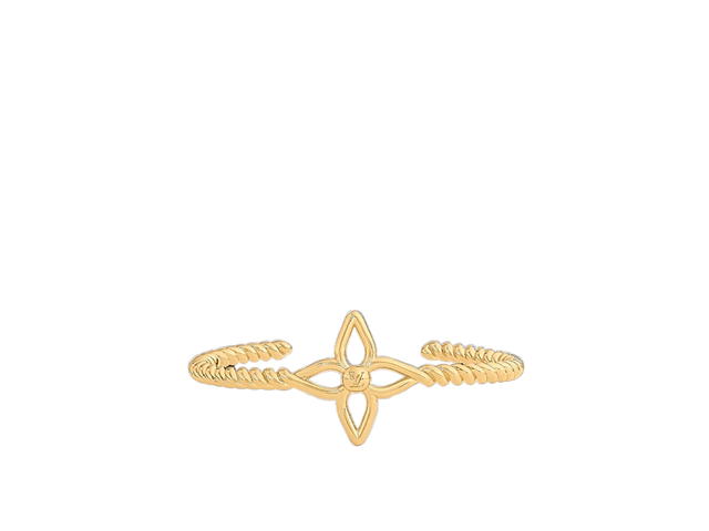 Louis Vuitton Louis Vuitton Nautical Rigid Bracelet In Metal With Gold-Color Finish - view 1