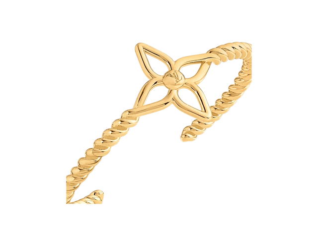 Louis Vuitton Louis Vuitton Nautical Rigid Bracelet In Metal With Gold-Color Finish - view 3