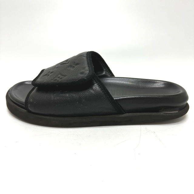 Louis Vuitton LOUIS VUITTON NBA collaboration Miami-Line Mules shoes Sandals Leather Black - view 5