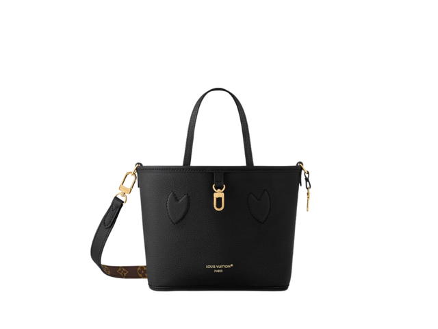 Louis Vuitton Louis Vuitton Neverfull Bandoulière Inside Out BB In Monogram Coated Canvas With Gold-Toned Hardware Black - view 1