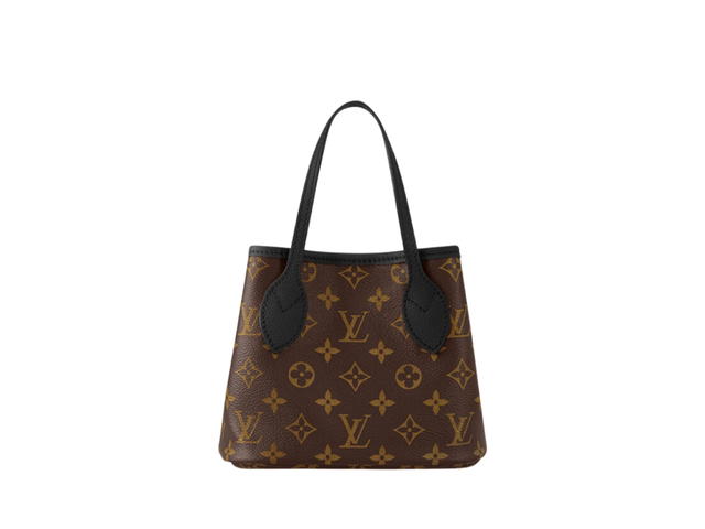 Louis Vuitton Louis Vuitton Neverfull Bandoulière Inside Out BB In Monogram Coated Canvas With Gold-Toned Hardware Black - view 4