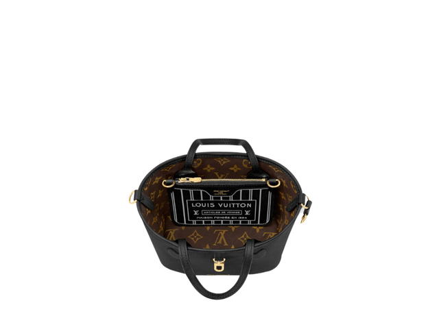 Louis Vuitton Louis Vuitton Neverfull Bandoulière Inside Out BB In Monogram Coated Canvas With Gold-Toned Hardware Black - view 5