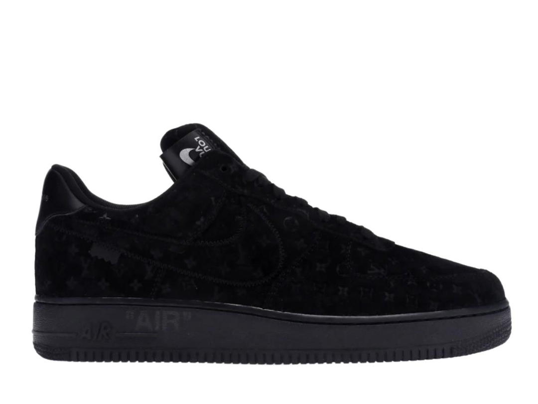 Louis Vuitton Louis Vuitton Nike Air Force 1 Low By Virgil Abloh Black
