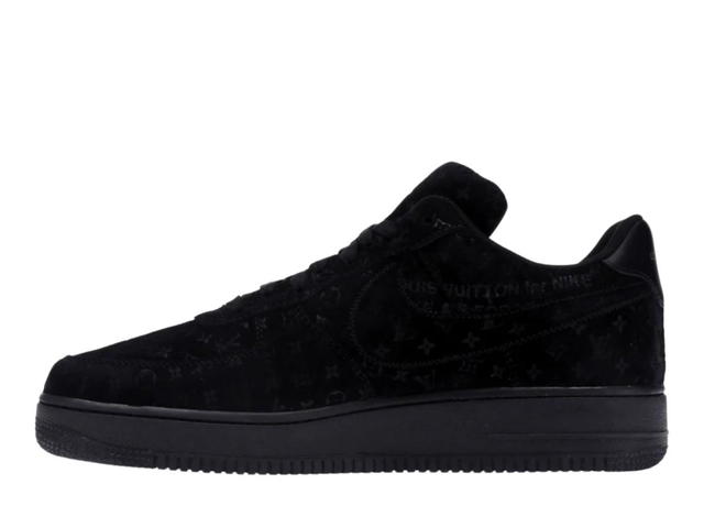 Louis Vuitton Louis Vuitton Nike Air Force 1 Low By Virgil Abloh Black - view 2