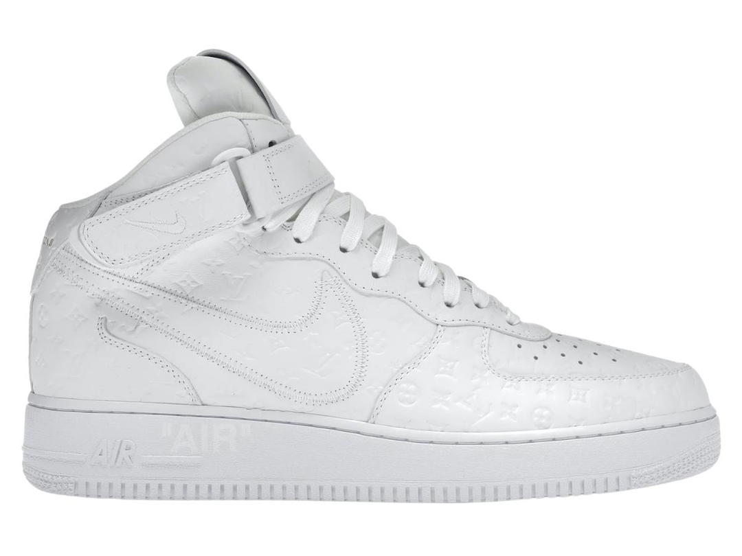 Louis Vuitton Louis Vuitton Nike Air Force 1 Mid By Virgil Abloh White