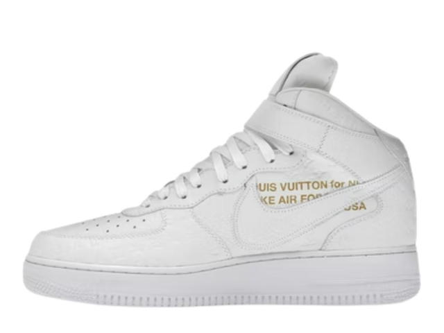Louis Vuitton Louis Vuitton Nike Air Force 1 Mid By Virgil Abloh White - view 2