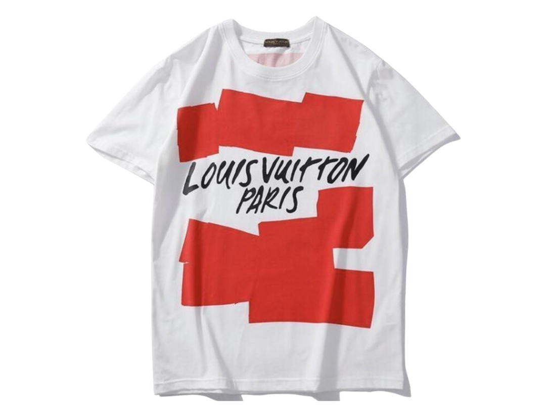 Louis Vuitton Louis Vuitton Paris T-Shirt White Red