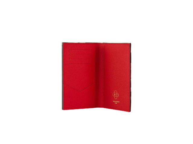 Louis Vuitton Louis Vuitton Passport Cover Monogram Canvas Red Candy Factory pattern - view 3