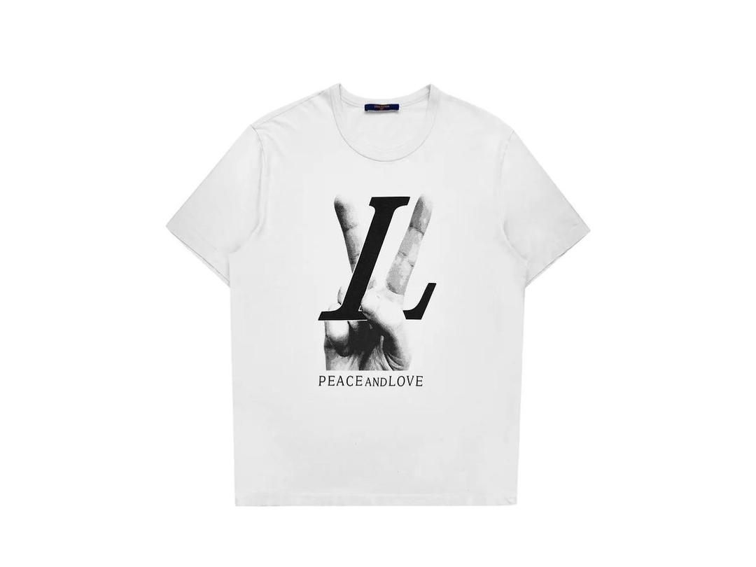 Louis Vuitton Louis Vuitton Peace & Love T-Shirt White