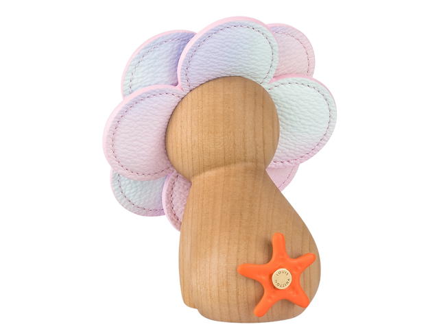 Louis Vuitton Louis Vuitton Petula Mermaid Mini In Wood With Gradient Canvas Natural Cowhide - view 2