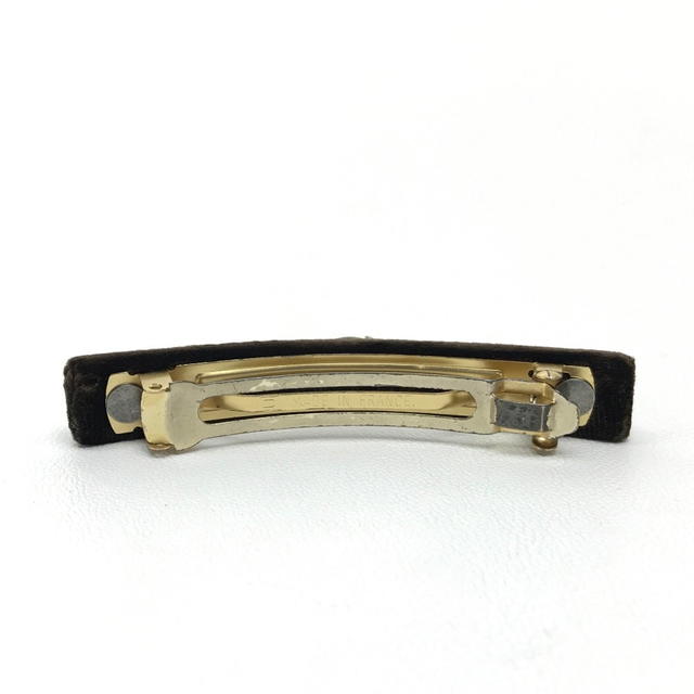 Louis Vuitton LOUIS VUITTON Pre-shoes Valletta Hair Accessories Brown/Green Velor/Metal M64994 - view 3