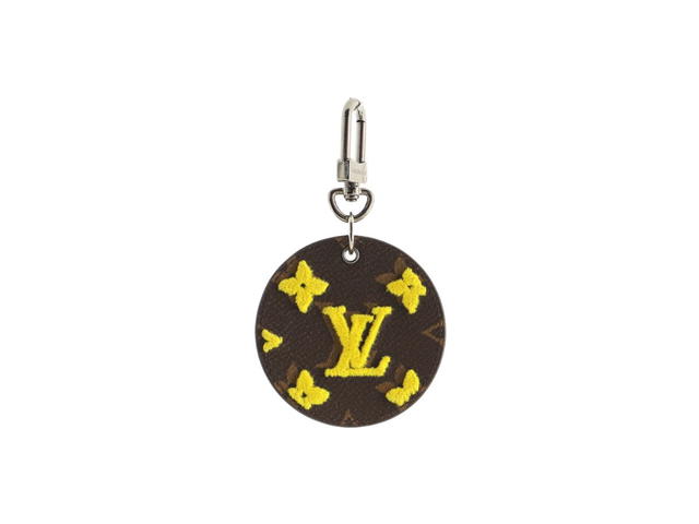 Louis Vuitton Louis Vuitton Round Bag Charm and Key Holder Monogram Tuffetage Canvas - view 1