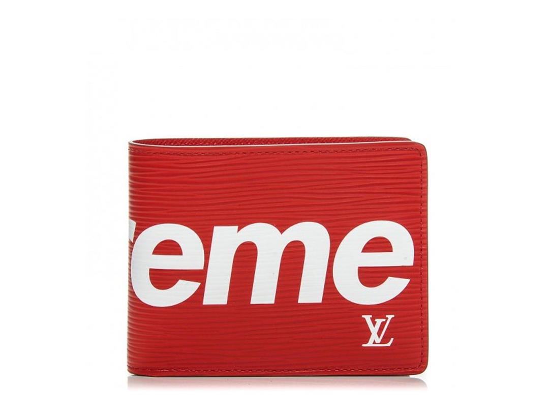 Louis Vuitton Louis Vuitton x Supreme Slender Bi-fold Wallet