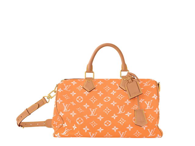 Louis Vuitton Louis Vuitton Speedy P9 Bandoulière 40 Calf-leather trim Lambskin lining Aged-gold-tone hardware Summer Peach - view 1