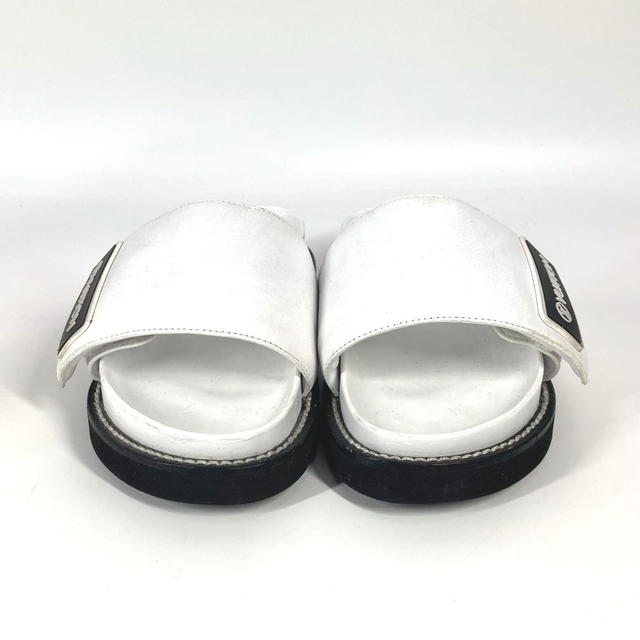 Louis Vuitton LOUIS VUITTON Sunset Line logo Flat shoes shoes Sandals Leather White - view 3