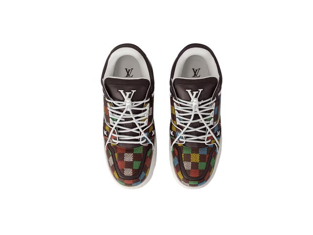 Louis Vuitton Louis Vuitton Trainer Maxi Sneaker Brown - view 3
