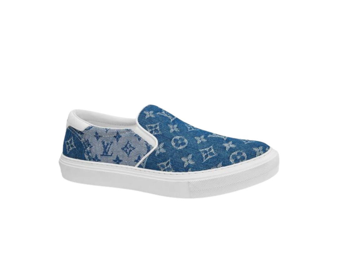Louis Vuitton Louis Vuitton Trocadero Slip On In Monogram Denim