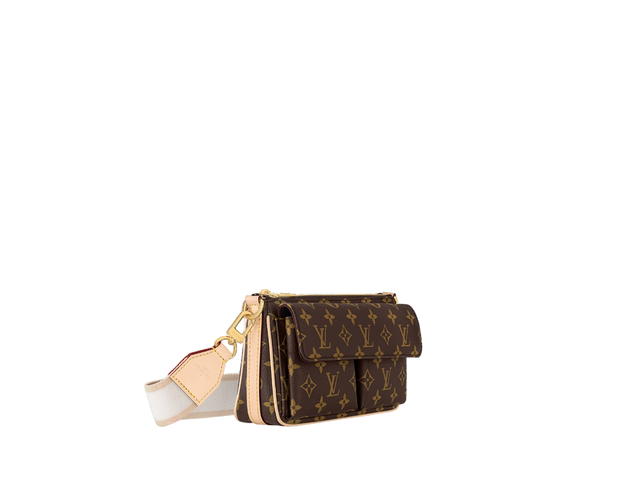 Louis Vuitton Louis Vuitton Vivacité In Monogram Coated Canvas With Gold-color Hardware - view 2