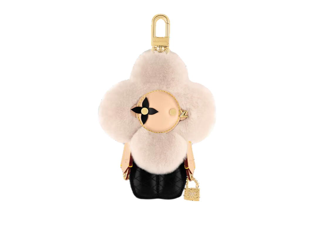 Louis Vuitton Louis Vuitton Vivienne Fashionista Bag Charm In Metal With Gold-Color Finish Black