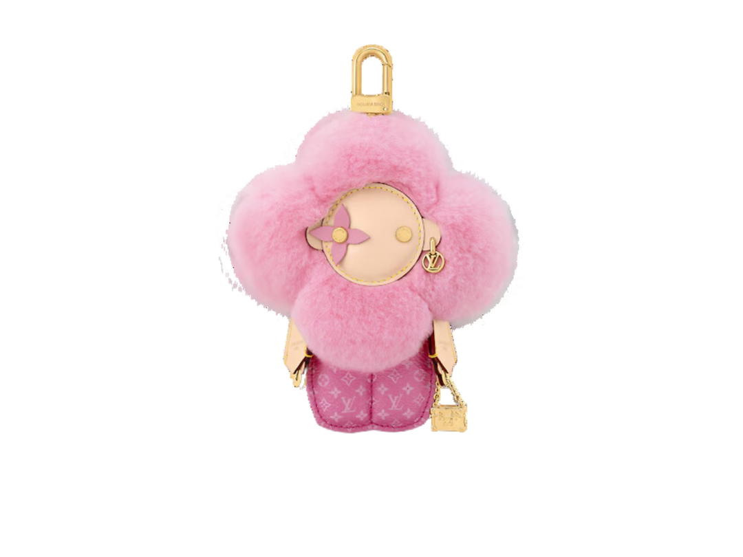 Louis Vuitton Louis Vuitton Vivienne Fashionista Bag Charm In Metal with gold-color finish Pink