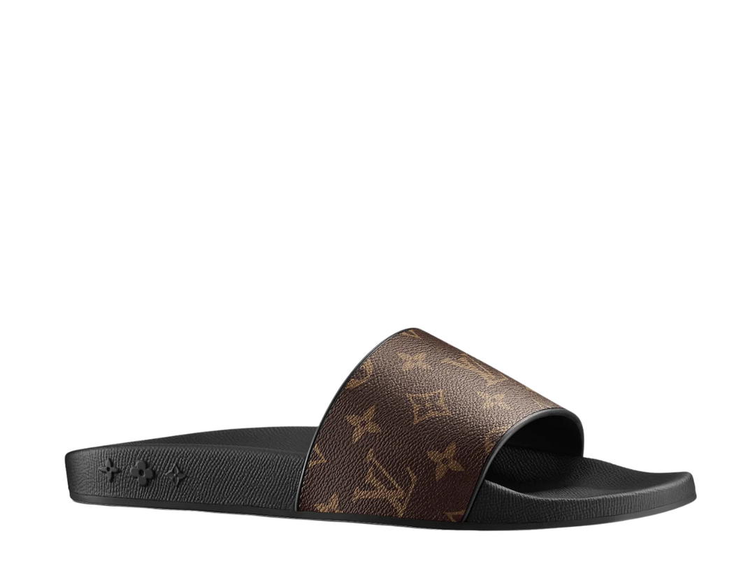 Louis Vuitton Louis Vuitton Waterfront Mule In Rubber Outsole With Monogram Rubber Macassar